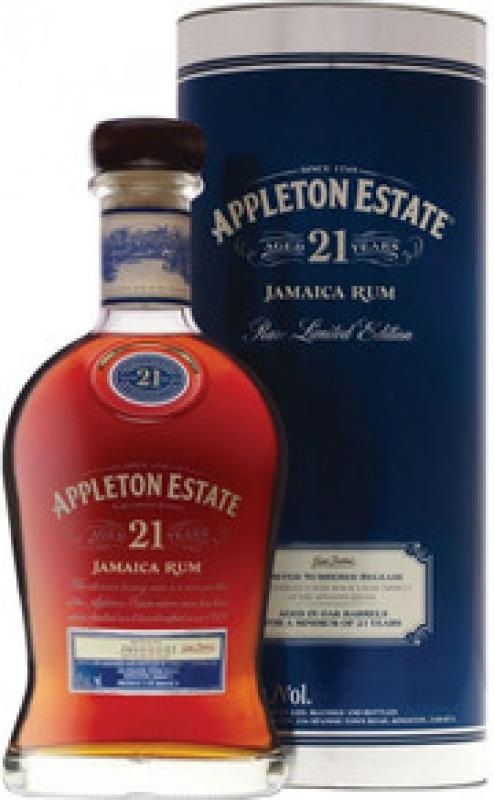 "Appleton Estate" 21 Years Old, in tube