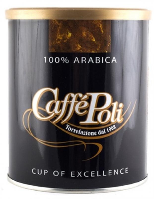 Caffe Poli 100% Arabica, молотый, ж/б