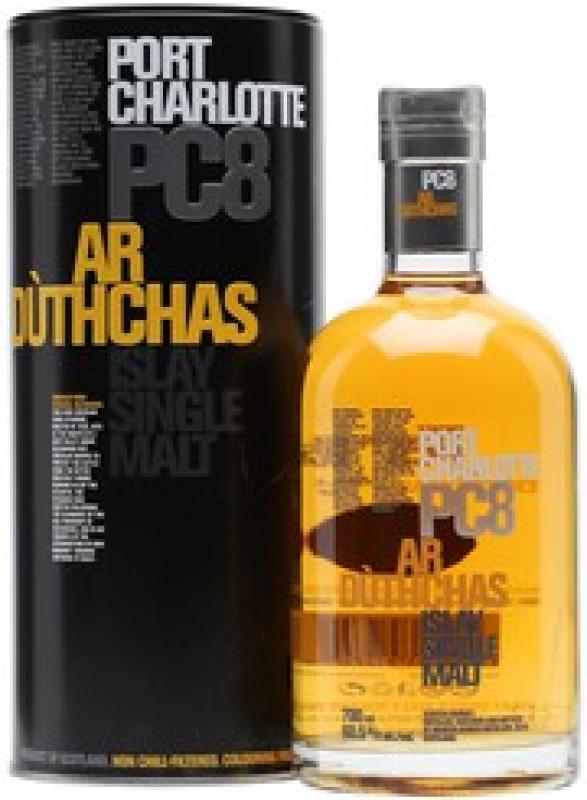 Bruichladdich, "Port Charlotte" PC8 Ar Duthchas, metal tube