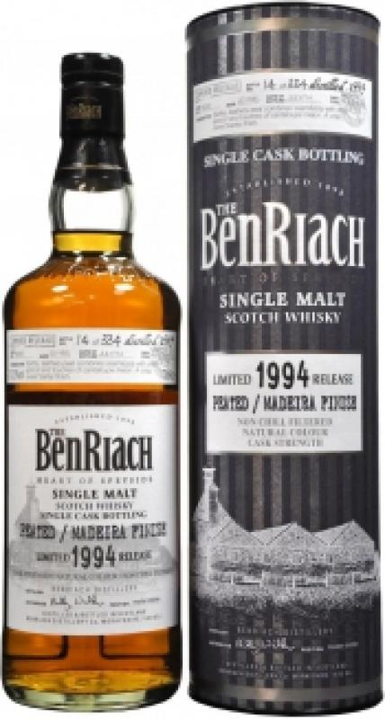 Benriach Madeira Finish, 20 Years Old, 1994, in tube