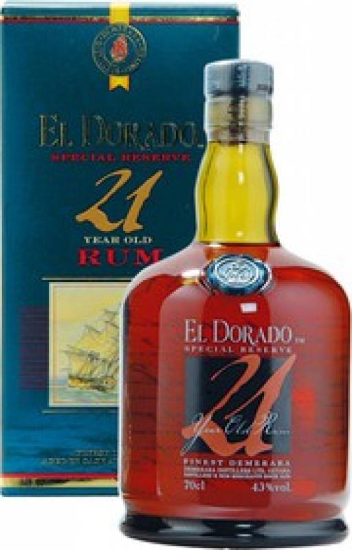 "El Dorado" Special Reserve 21 Years Old, gift box