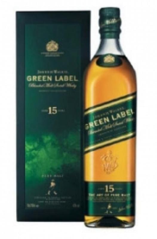 Green Label Vatted Malt 15 years old, with box