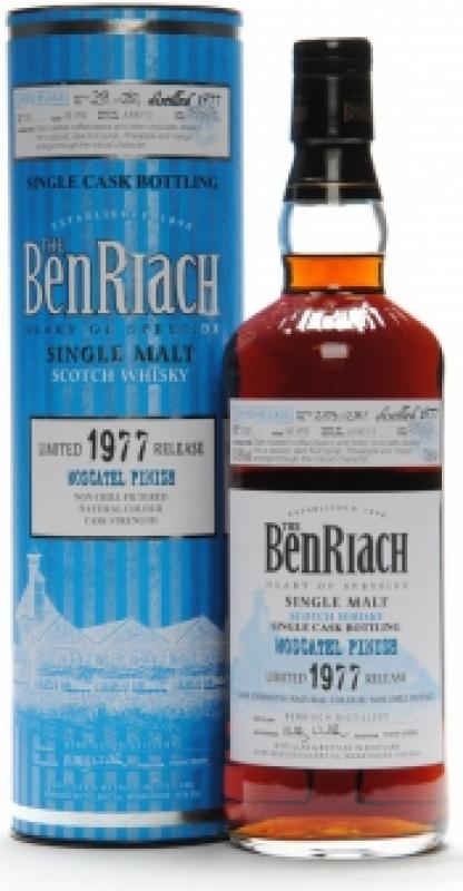 Benriach Moscatel Finish, 36 Years Old, 1977, in tube