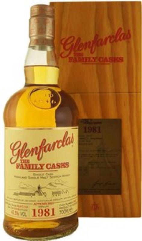 Glenfarclas 1981 Family Casks, in wooden box