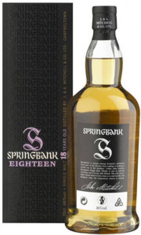 Springbank 18 Years Old, gift box