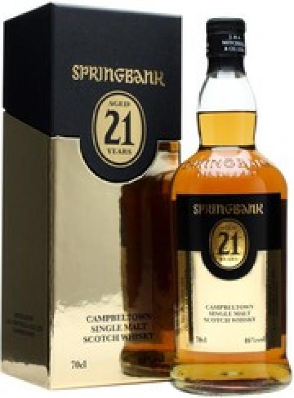 Springbank" 21 Years Old, gift box