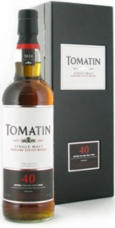Tomatin 40 years old, gift box