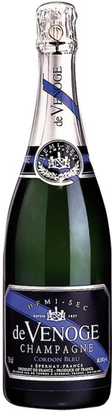 Champagne de Venoge, "Cordon Bleu" Demi-Sec, Champagne AOC