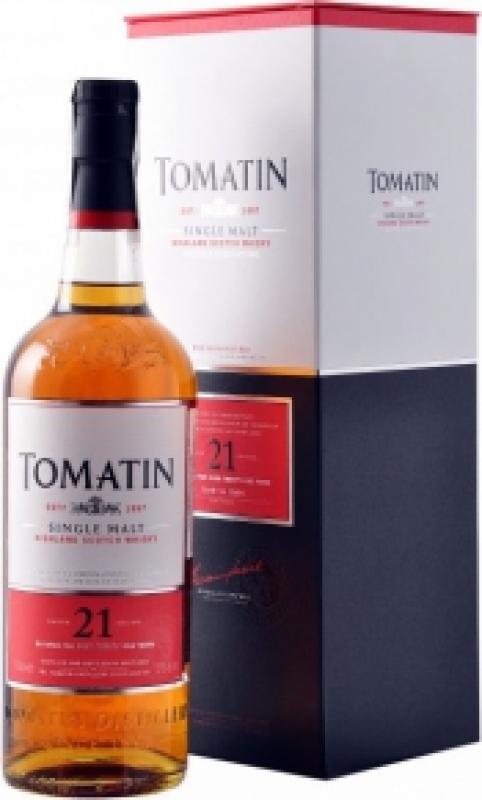 Tomatin 21 Years Old, gift box