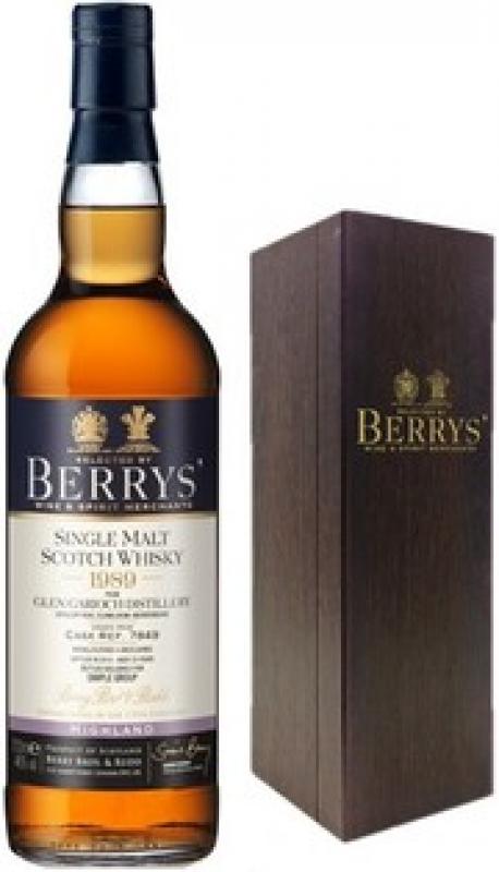 Berrys Glen Garioch 1989, wooden box