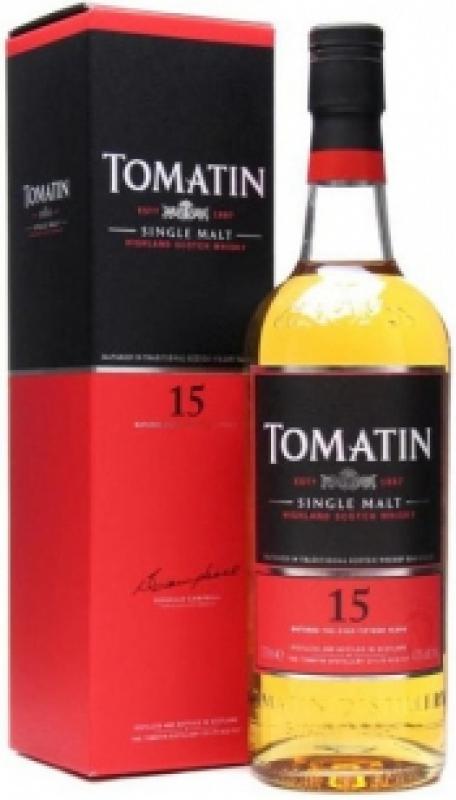 Tomatin 15 Years Old, gift box