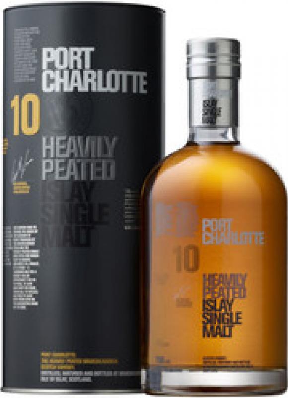 Bruichladdich, "Port Charlotte" 10 Years Old, in tube