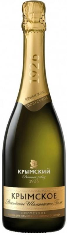 Krymsky winery, Russian Champagne "Krymskoe" Semi-Dry