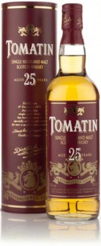 Tomatin 25 Year Old, gift box