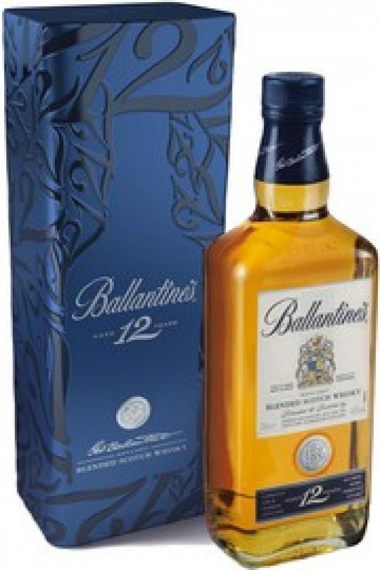 Ballantine’s 12 Years Old, metal box