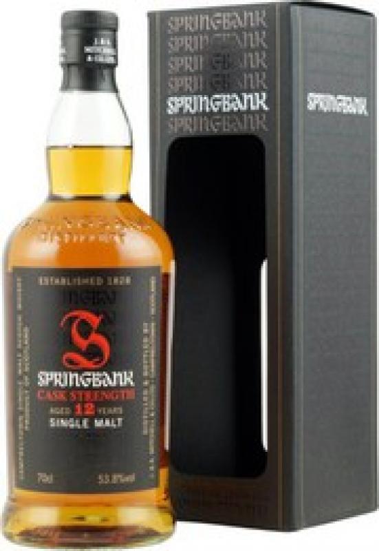 Springbank Cask Strength (53.8%) 12 Year Old, gift box