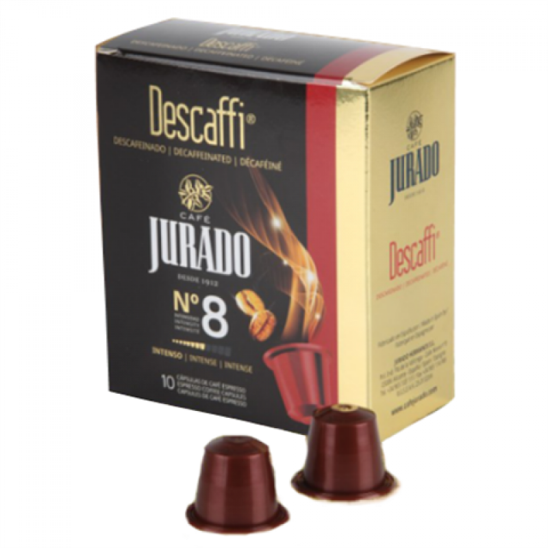 Jurado NESPRESSO Descaffi № 8, в капсулах без кофеина