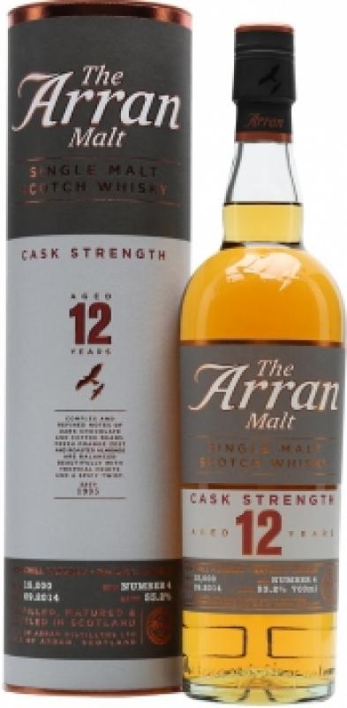 Arran 12 years, Cask Strength (Batch №4), in tube