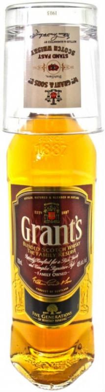Grant’s Family Reserve & glass