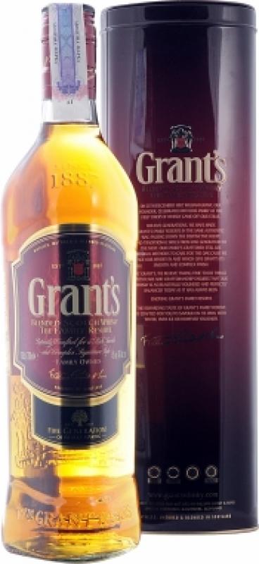 Grant’s, Family Reserve, metal tube
