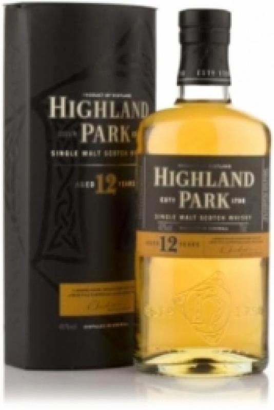 Highland Park 12 Year Old, with box
