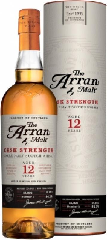 Arran 12 years, Cask Strength, in tube