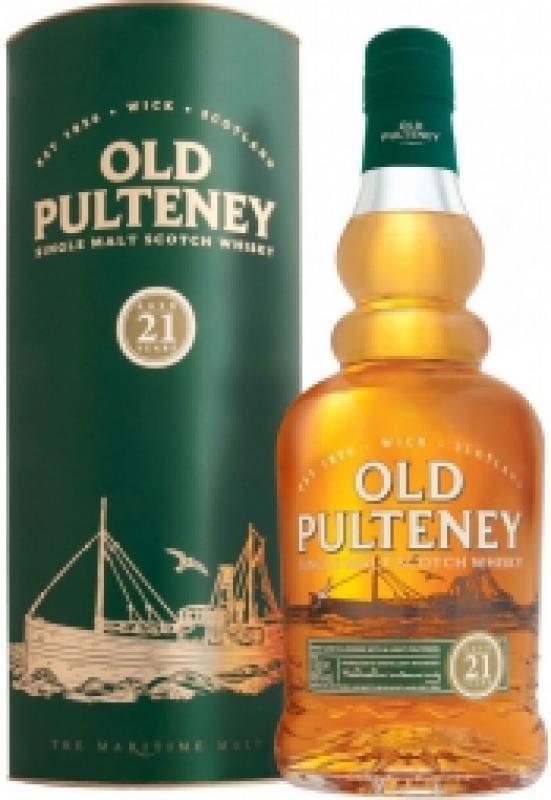 Old Pulteney 21 Years Old, gift box