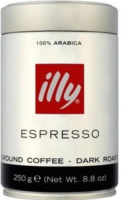 Illy Espresso Dark, молотый