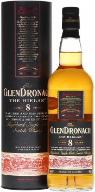 Glendronach, "The Hielan" 8 Years Old, in tube