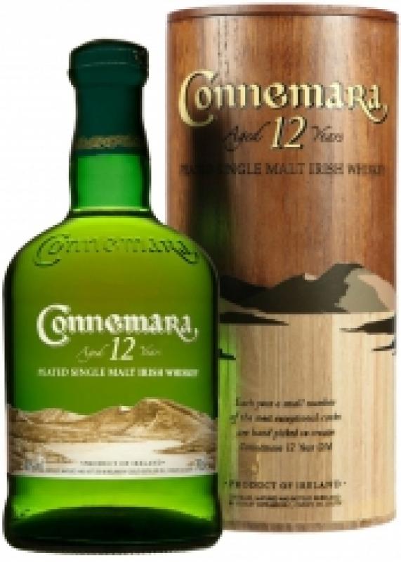 "Connemara" Peated Single Malt, 12 years, wooden box