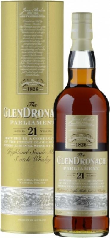 Glendronach, "Parliament" 21 Years Old, in tube