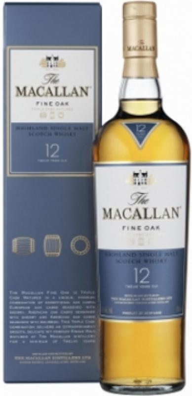 Macallan Fine Oak 12 Years Old, with box