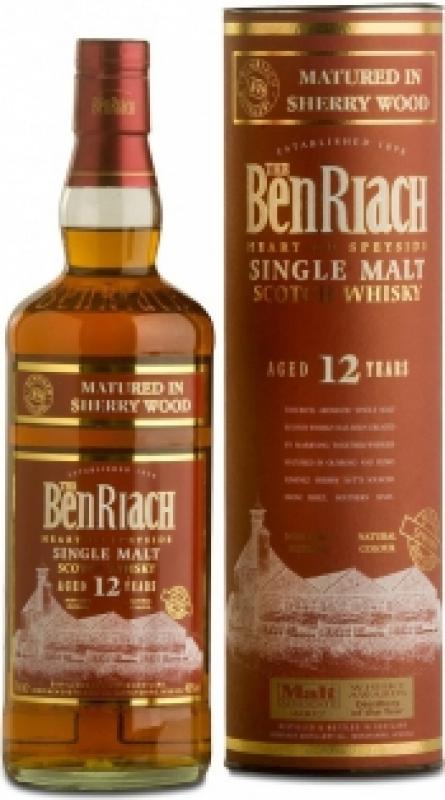 Benriach, Sherry Wood Matured, 12 years old, in tube