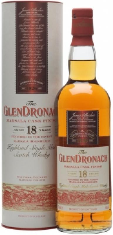 Glendronach "Marsala Finish", 18 Years Old, in tube