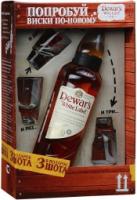 Dewar's White Label, gift box with 3 shots