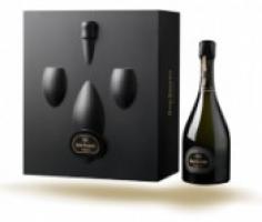 Dom Ruinart Coffre Uber: Dom Ruinart 1998 with 2 glasses