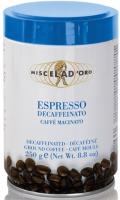 Miscela d Oro Espresso Decaffeinato, молотый ж/б