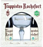 "Trappistes Rochefort 8", gift set (4 bottles & glass)