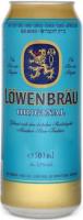 "Lowenbrau", in can