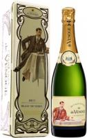 Champagne de Venoge, "Blanc de Noirs" Brut, Champagne AOC, metal box