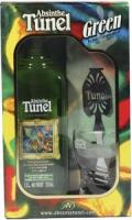"Tunel" Green, gift box with spoon & glass